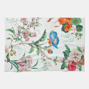 France 1830 Floral Botanical Wildflowers Kitchen Towel