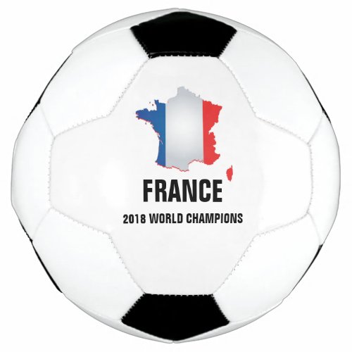 France 2018 World Football on Soccer Ball