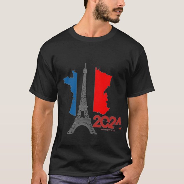 france 2024,JO, PARIS T-Shirt (Front)