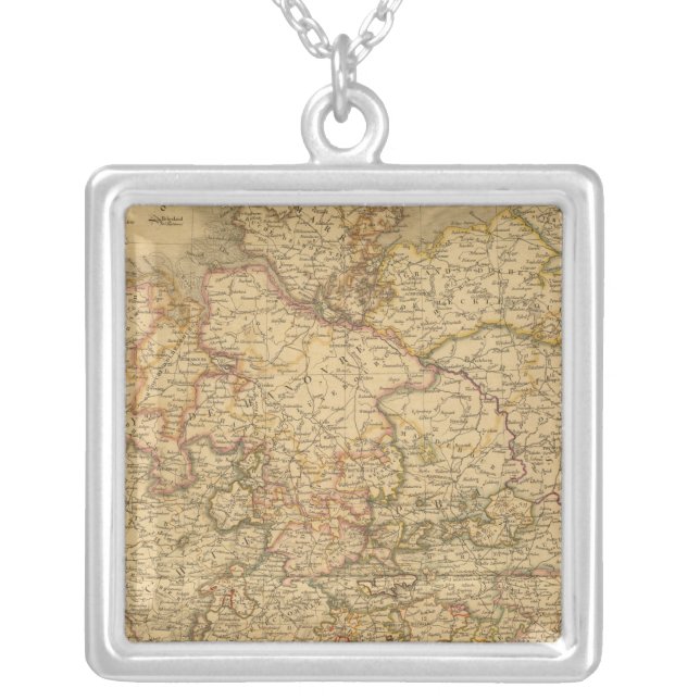 France 23 silver plated necklace (Front)