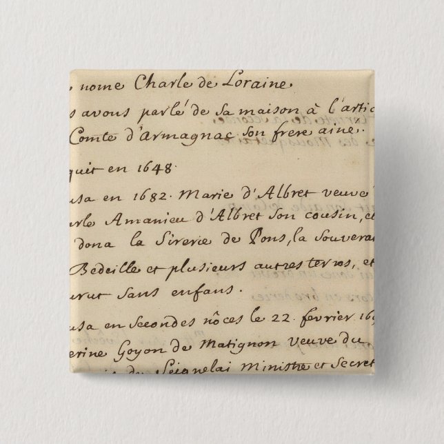 France 24 pinback button (Front)