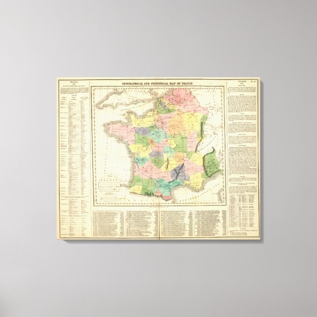 France 30 canvas print (Front)