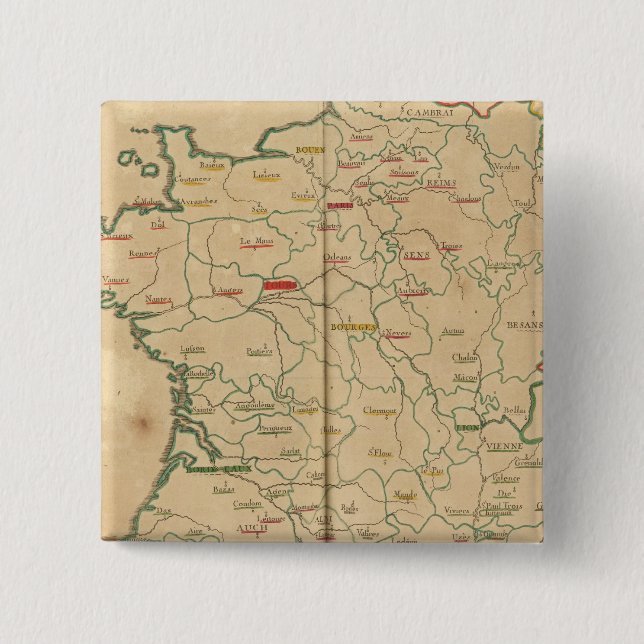 France 32 pinback button (Front)