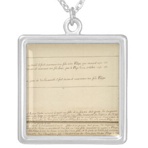 France 32 silver plated necklace