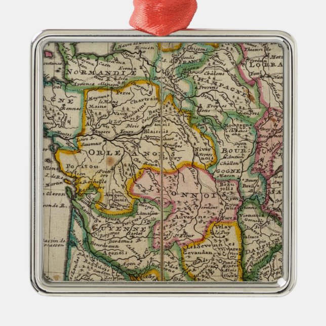 France 36 metal ornament (Front)