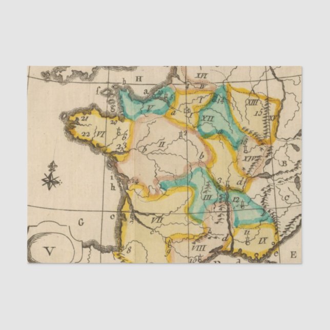 France 3 tissue paper (Front)