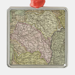 France 40 metal ornament