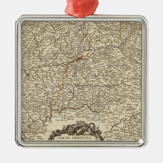 France 47 metal ornament (Front)