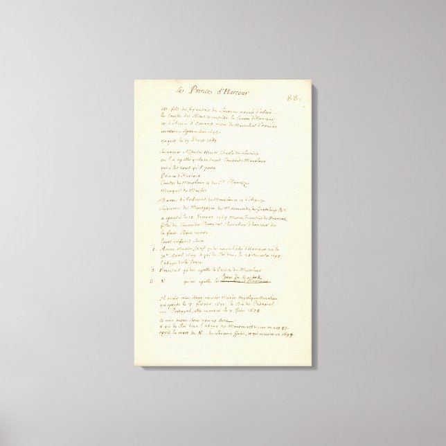 France 52 canvas print (Front)