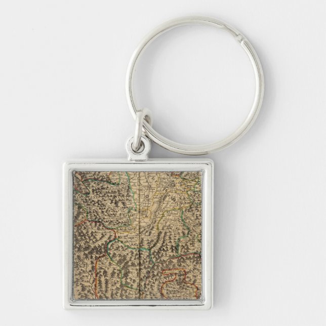 France and Italy Keychain (Front)
