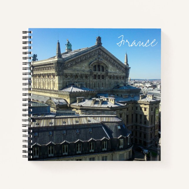 France Architecture French Paris Notebook (Front)