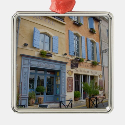 France Arles Provence hotel and restaurant Metal Ornament