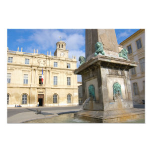France, Arles, Provence, Place de la Photo Print
