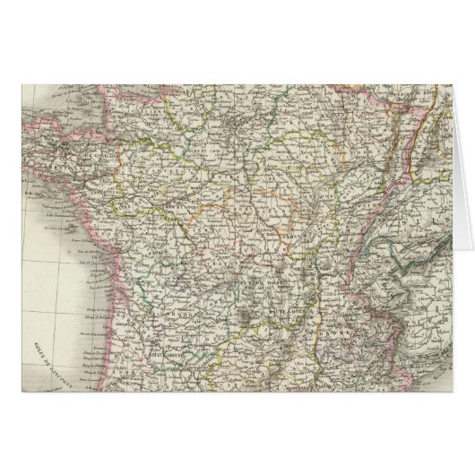 France Atlas Map 2 Cards (Front Horizontal)