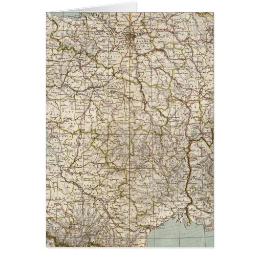 France Atlas Map Cards (Front)