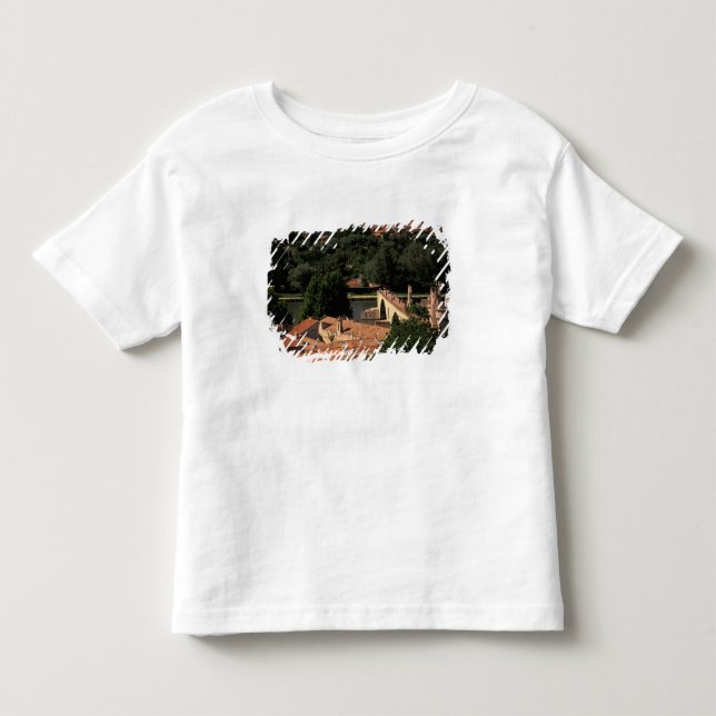 France, Avignon, Provence. Pont St, Benezet. Toddler T-shirt (Front)