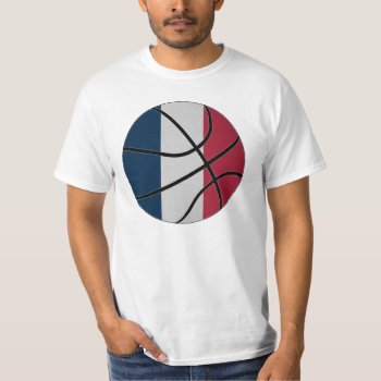 France Basketball T-shirt by InternationalSports at Zazzle