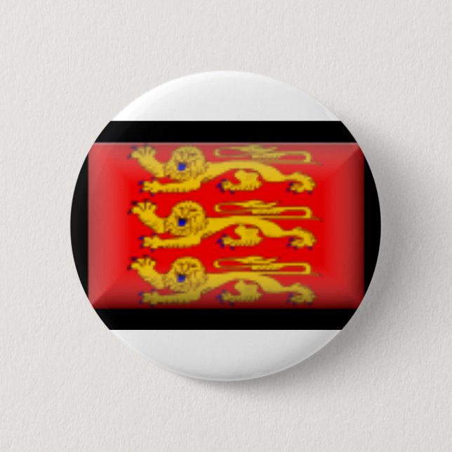 France-Basse Normandie Flag Pinback Button (Front)
