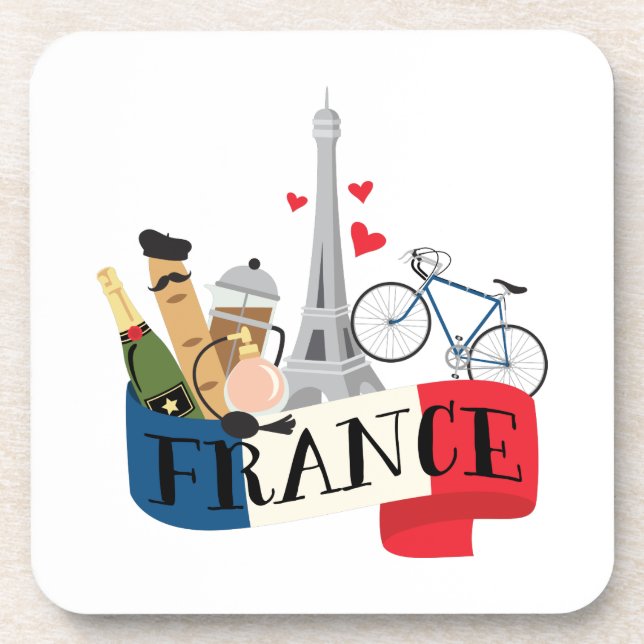 France Beverage Coaster (Front)