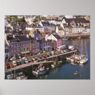 France, Bretagne, Belle Ile en Mer, moorings Poster