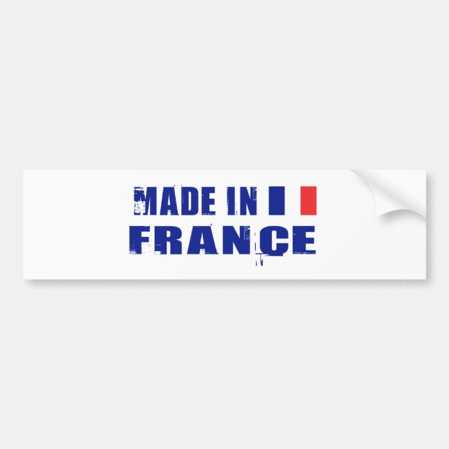 FRANCE BUMPER STICKER (Front)