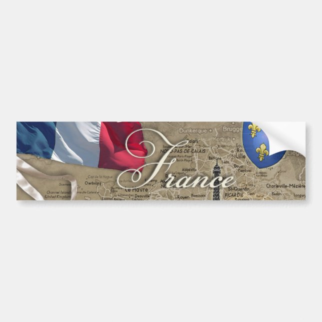 France Bumper Sticker (Front)