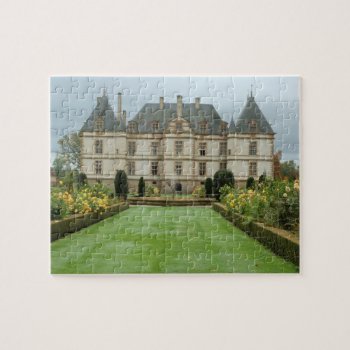 France  Burgundy  Cormatin  Chateau De Cormatin  Jigsaw Puzzle by takemeaway at Zazzle