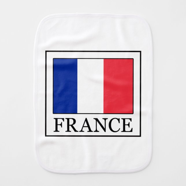 France Burp Cloth (Front)