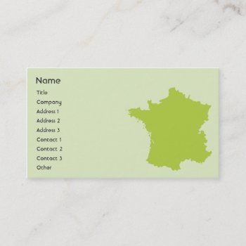 France - Business Business Card by ZazzleProfileCards at Zazzle