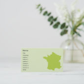 France - Business Business Card (Standing Front)