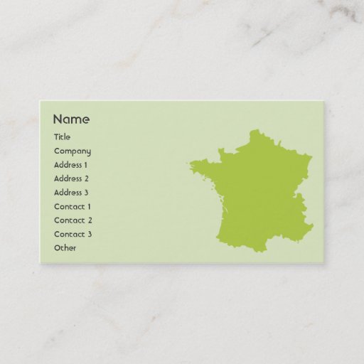 Customizable France - Business Business Card Templates