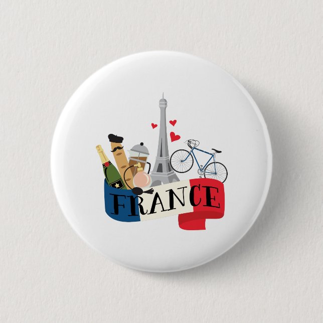 France Button (Front)