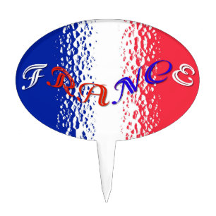 France Cake Topper