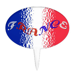 France Cake Topper