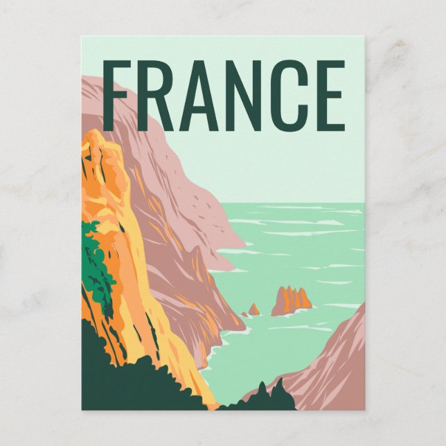 FRANCE | Calanques National Park Belvedere Postcard (Front)