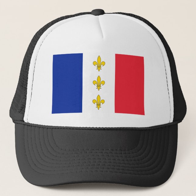 France Cap - Tricolour & Fleurs-de-Lys (Front)