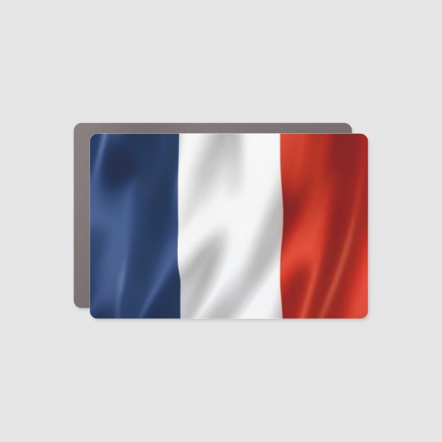 France Car Flag Magnet (Front)