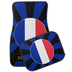 France Car Floor Mat & French Flag / Patriots
