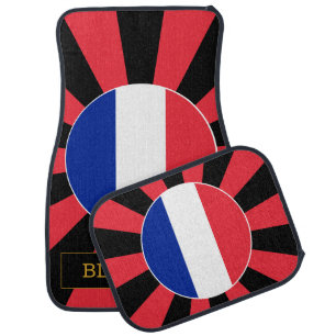 France Car Floor Mat & French Flag Red / Patriots
