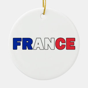 France Ceramic Ornament