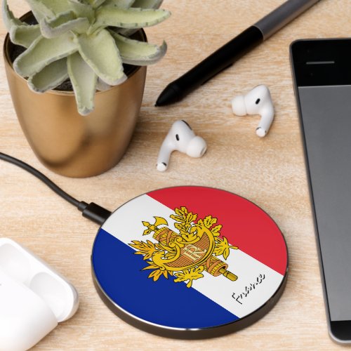 France Charger patriotic French Flag Wireless Charger