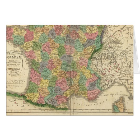 France Chronology Map Cards (Front Horizontal)