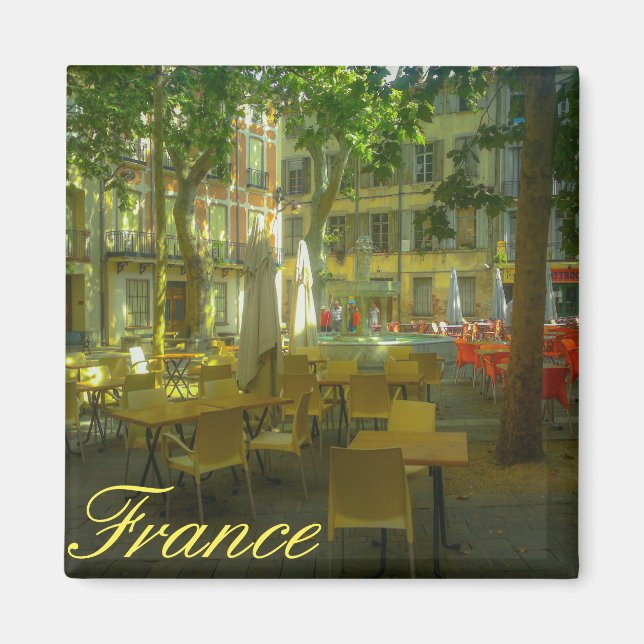 France Cityscape Cafe Restaurant Architecture Magnet (Front)