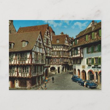 France  Colmar  Alsace  Retro Postcard by windsorprints at Zazzle