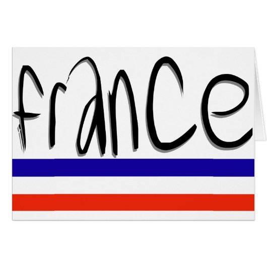 France Colors! Cards (Front Horizontal)