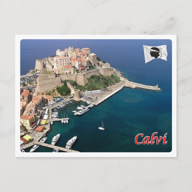 France - Corsica - Calvi - Postcard (Front)
