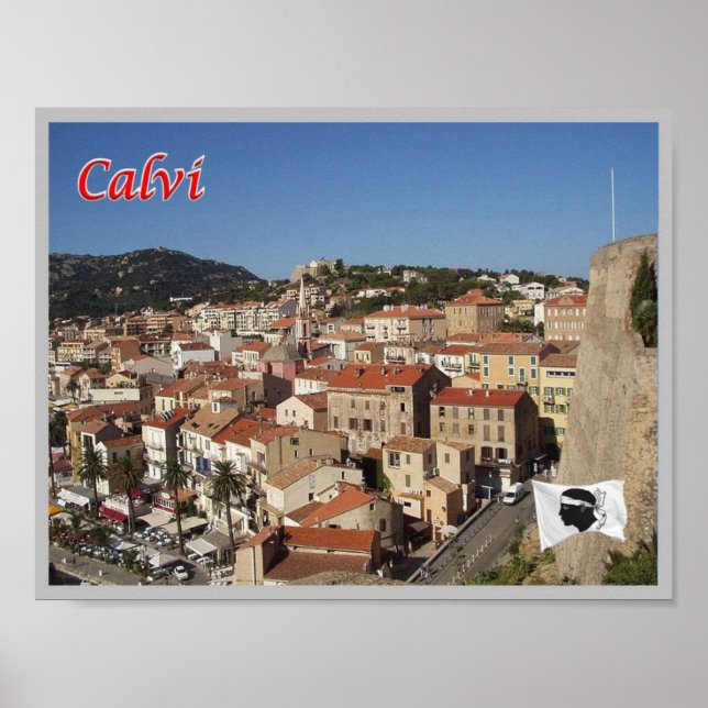 France - Corsica - Calvi - Poster (Front)