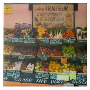 France, Corsica. The Taste of Authentic Corsican Ceramic Tile
