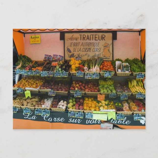 France, Corsica. The Taste of Authentic Corsican Postcard (Front)