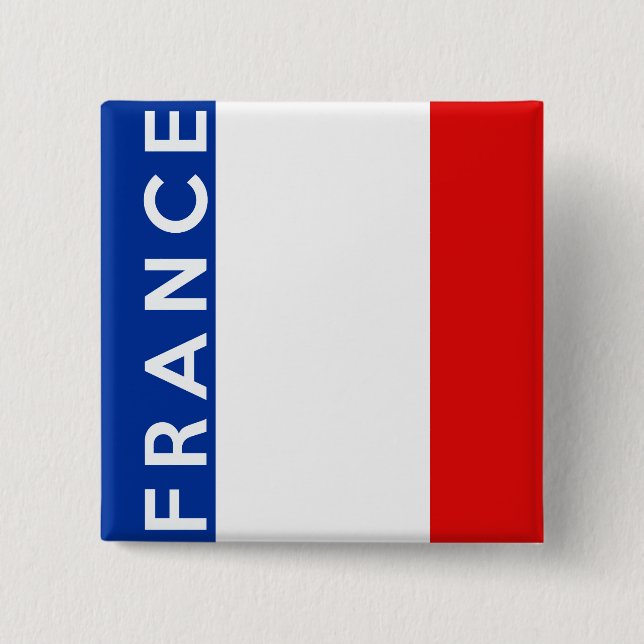 france country flag symbol name text button (Front)